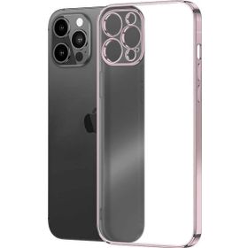 Microsonic Apple iPhone 13 Pro Max Square Matte Plating Rose Gold Cep Telefonu Kılıfı