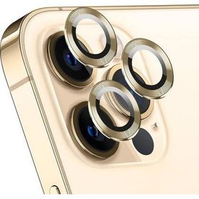 Microsonic Apple iPhone 13 Pro Max Tekli Gold Kamera Lens Koruma Camı