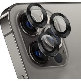 Microsonic Apple iPhone 13 Pro Max Tekli Siyah Kamera Lens Koruma Camı