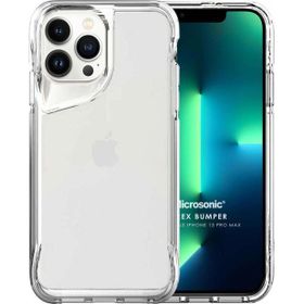 Microsonic Apple iPhone 13 Pro Max Trex Bumper Şeffaf Cep Telefonu Kılıfı