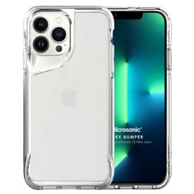 Microsonic Apple iPhone 13 Pro Max Trex Bumper Şeffaf Cep Telefonu Kılıfı