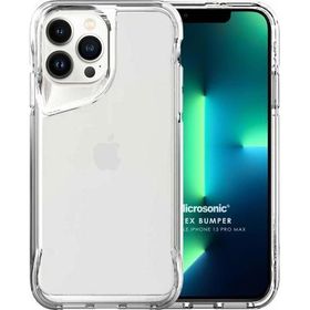 Microsonic Apple iPhone 13 Pro Max Trex Bumper Şeffaf Cep Telefonu Kılıfı