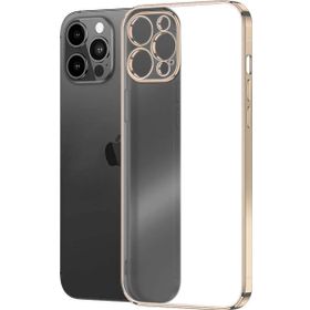 Microsonic Apple iPhone 13 Pro Square Matte Plating Gold Cep Telefonu Kılıfı