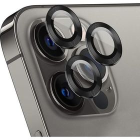 Microsonic Apple iPhone 13 Pro Tekli Siyah Kamera Lens Koruma Camı