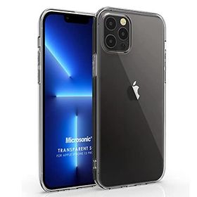 Microsonic Apple iPhone 13 Pro Transparent Soft Beyaz Cep Telefonu Kılıfı