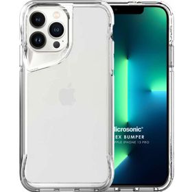 Microsonic Apple iPhone 13 Pro Trex Bumper Şeffaf Cep Telefonu Kılıfı
