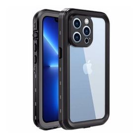 Microsonic Apple iPhone 13 Pro Waterproof 360 Full Body Protective Siyah Cep Telefonu Kılıfı