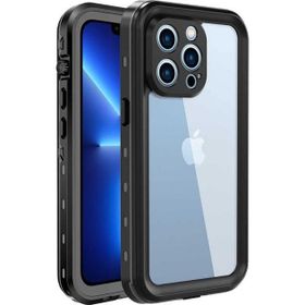 Microsonic Apple iPhone 13 Pro Waterproof 360 Full Body Protective Siyah Cep Telefonu Kılıfı