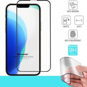 Microsonic Apple iPhone 13 Siyah Seramik Matte Flexible Ekran Koruyucu