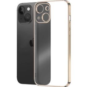 Microsonic Apple iPhone 13 Square Matte Plating Gold Cep Telefonu Kılıfı