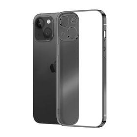 Microsonic Apple iPhone 13 Square Matte Plating Siyah Cep Telefonu Kılıfı