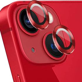 Microsonic Apple iPhone 13 Tekli Kırmızı Kamera Lens Koruma Camı