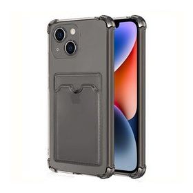 Microsonic Apple iPhone 14 Card Slot Shock Füme Cep Telefonu Kılıfı