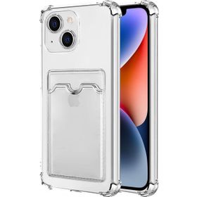 Microsonic Apple iPhone 14 Card Slot Shock Şeffaf Cep Telefonu Kılıfı