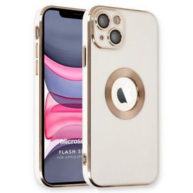 Microsonic Apple iPhone 14 Flash Stamp Siyah Cep Telefonu Kılıfı
