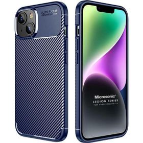 Microsonic Apple iPhone 14 Legion Series Lacivert Cep Telefonu Kılıfı