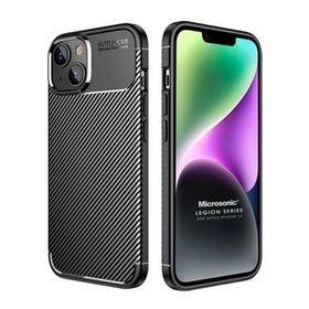 Microsonic Apple iPhone 14 Legion Series Siyah Cep Telefonu Kılıfı