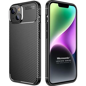 Microsonic Apple iPhone 14 Legion Series Siyah Cep Telefonu Kılıfı