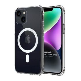 Microsonic Apple iPhone 14 Magsafe Clear Soft Şeffaf Cep Telefonu Kılıfı