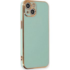 Microsonic Apple iPhone 14 Olive Plated Yeşil Cep Telefonu Kılıfı