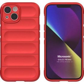 Microsonic Apple iPhone 14 Oslo Prime Kırmızı Cep Telefonu Kılıfı