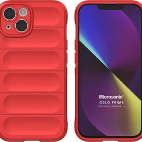 Microsonic Apple iPhone 14 Oslo Prime Kırmızı Cep Telefonu Kılıfı