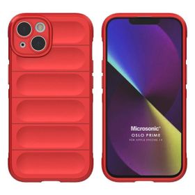 Microsonic Apple iPhone 14 Oslo Prime Kırmızı Cep Telefonu Kılıfı