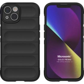 Microsonic Apple iPhone 14 Oslo Prime Siyah Cep Telefonu Kılıfı