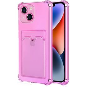 Microsonic Apple iPhone 14 Plus Card Slot Shock Füme Cep Telefonu Kılıfı