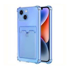 Microsonic Apple iPhone 14 Plus Card Slot Shock Mavi Cep Telefonu Kılıfı