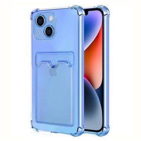 Microsonic Apple iPhone 14 Plus Card Slot Shock Mavi Cep Telefonu Kılıfı
