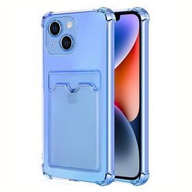 Microsonic Apple iPhone 14 Plus Card Slot Shock Mavi Cep Telefonu Kılıfı