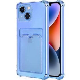 Microsonic Apple iPhone 14 Plus Card Slot Shock Mavi Cep Telefonu Kılıfı