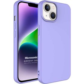 Microsonic Apple iPhone 14 Plus Groovy Soft Lila Cep Telefonu Kılıfı