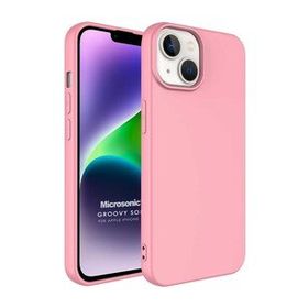 Microsonic Apple iPhone 14 Plus Groovy Soft Rose Gold Cep Telefonu Kılıfı