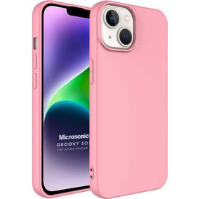 Microsonic Apple iPhone 14 Plus Groovy Soft Rose Gold Cep Telefonu Kılıfı