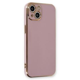 Microsonic Apple iPhone 14 Plus Olive Plated Lila Cep Telefonu Kılıfı