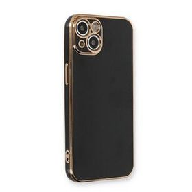Microsonic Apple iPhone 14 Plus Olive Plated Siyah Cep Telefonu Kılıfı