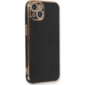 Microsonic Apple iPhone 14 Plus Olive Plated Siyah Cep Telefonu Kılıfı
