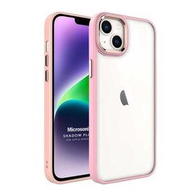 Microsonic Apple iPhone 14 Plus Shadow Planet Açık Pembe Cep Telefonu Kılıfı
