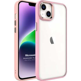 Microsonic Apple iPhone 14 Plus Shadow Planet Açık Pembe Cep Telefonu Kılıfı