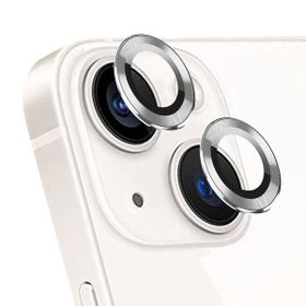 Microsonic Apple iPhone 14 Plus Tekli Gümüş Kamera Lens Koruma Camı