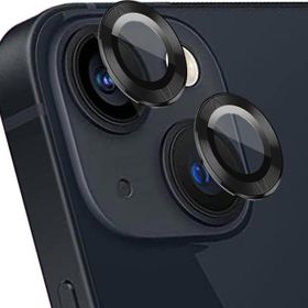 Microsonic Apple iPhone 14 Plus Tekli Siyah Kamera Lens Koruma Camı
