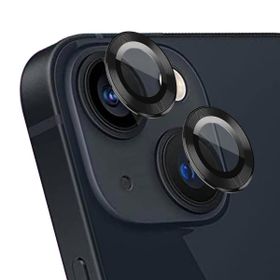 Microsonic Apple iPhone 14 Plus Tekli Siyah Kamera Lens Koruma Camı