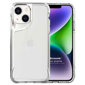Microsonic Apple iPhone 14 Plus Trex Bumper Şeffaf Cep Telefonu Kılıfı