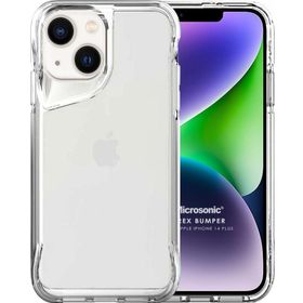 Microsonic Apple iPhone 14 Plus Trex Bumper Şeffaf Cep Telefonu Kılıfı