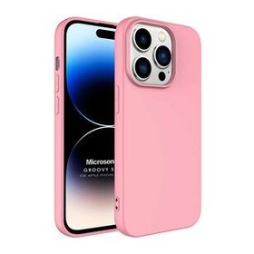 Microsonic Apple iPhone 14 Pro Groovy Soft Rose Gold Cep Telefonu Kılıfı
