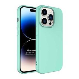 Microsonic Apple iPhone 14 Pro Groovy Soft Turkuaz Cep Telefonu Kılıfı