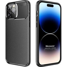 Microsonic Apple iPhone 14 Pro Legion Series Siyah Cep Telefonu Kılıfı