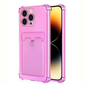 Microsonic Apple iPhone 14 Pro Max Card Slot Shock Füme Cep Telefonu Kılıfı